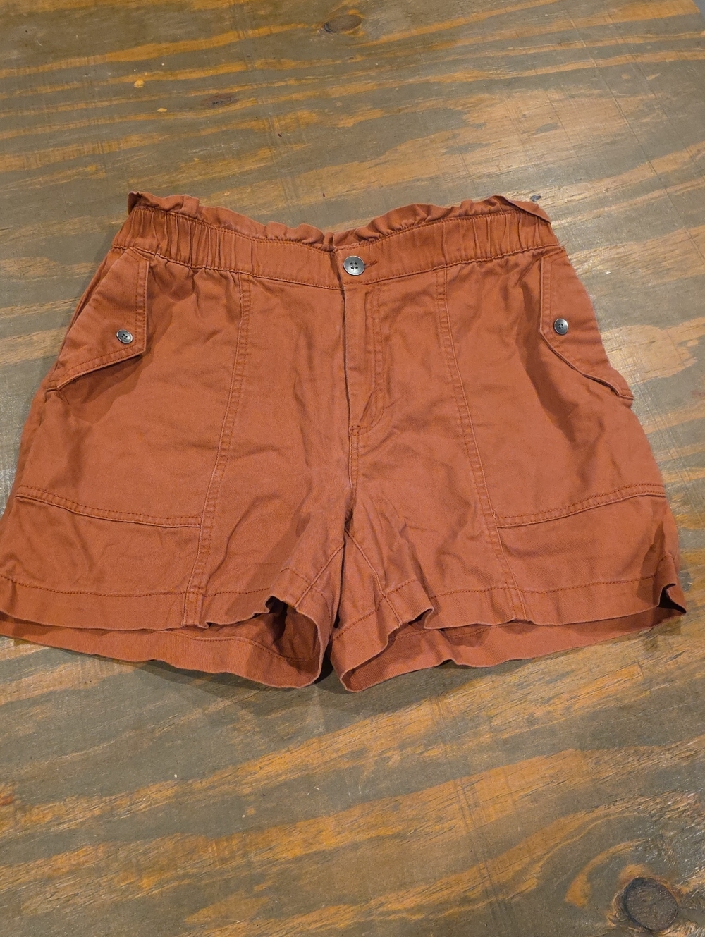 Old Navy Rust Orange Cargo Shorts